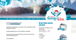 Desktop Screenshot of forsteralm.com